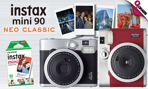 Fujifilm Instax Mini 90 Neo Classic with FREE One Pack Mini Film!